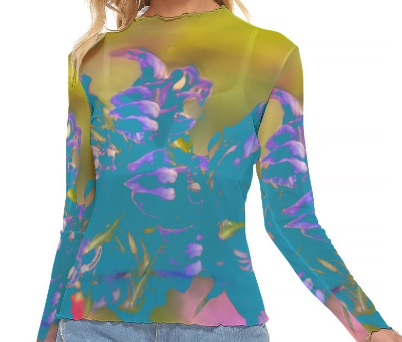 Beth Mesh Top