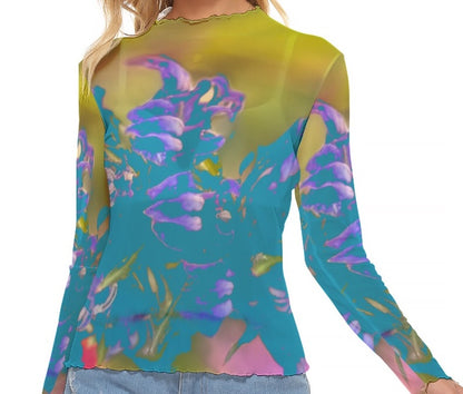 Beth Mesh Top