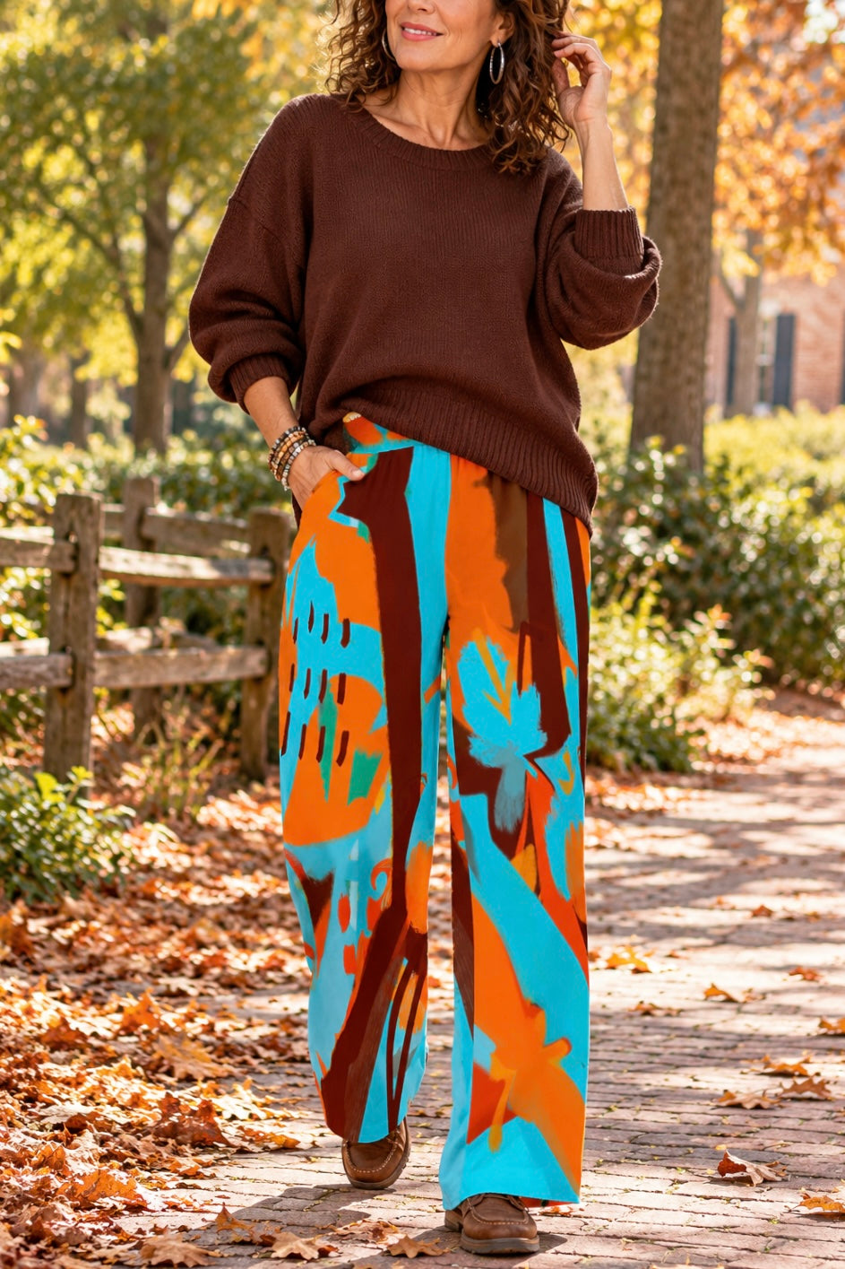 Coco Flow Pants - Women's Casual Wide-Leg Pants|100% Rayon