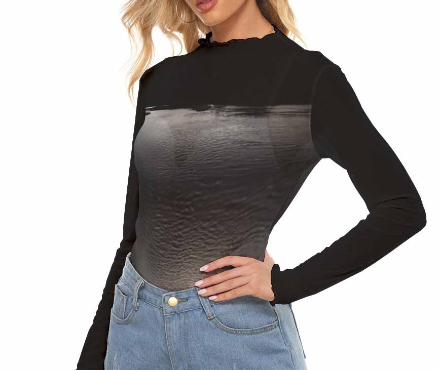 Ebony Lake Mesh Top