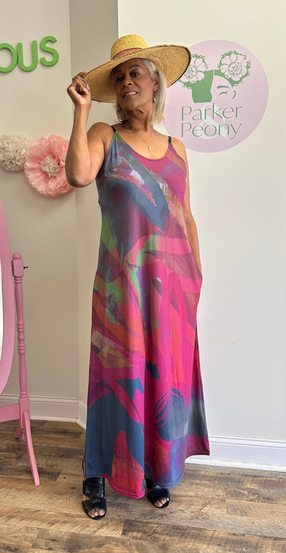 Helena Summer Maxi Dress, Cami Sundress