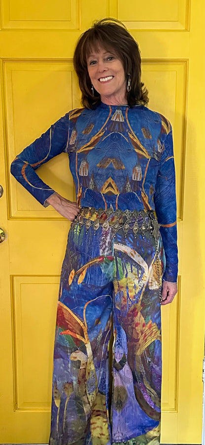 Art Nouveau Mesh Top