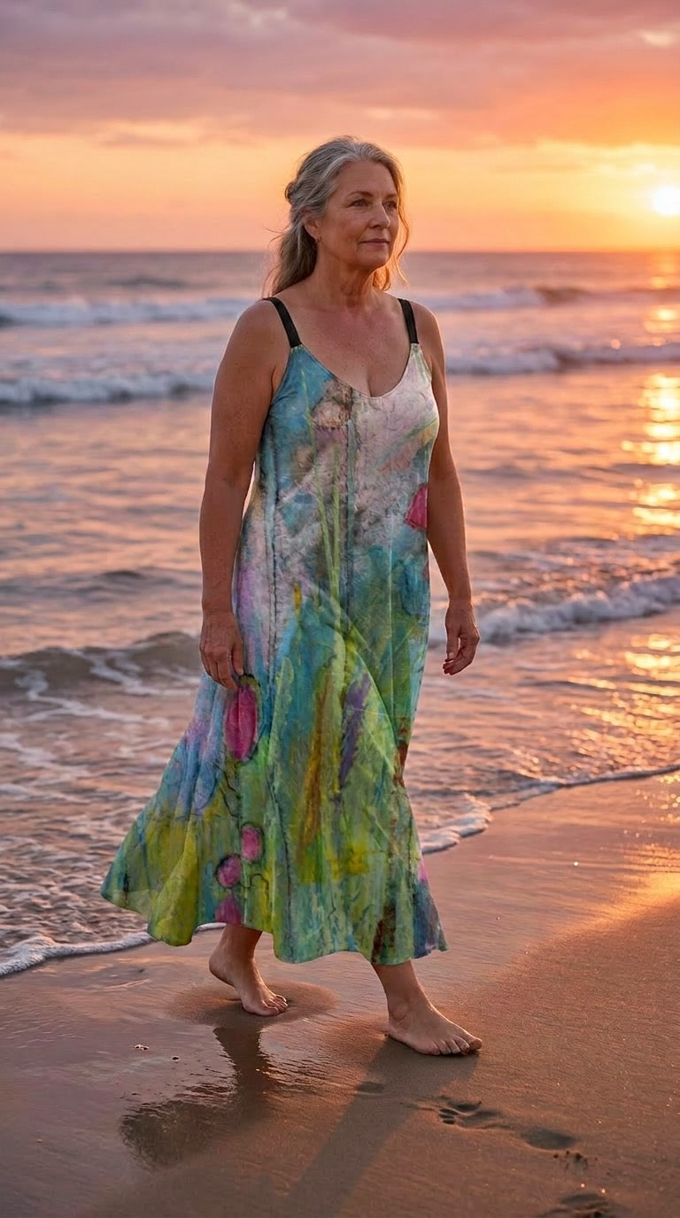Monet's Garden Maxi Sundress