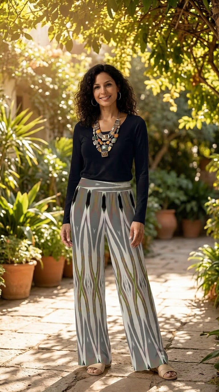 Paige Flow Pants - Women's Casual Wide-Leg Pants|100% Rayon