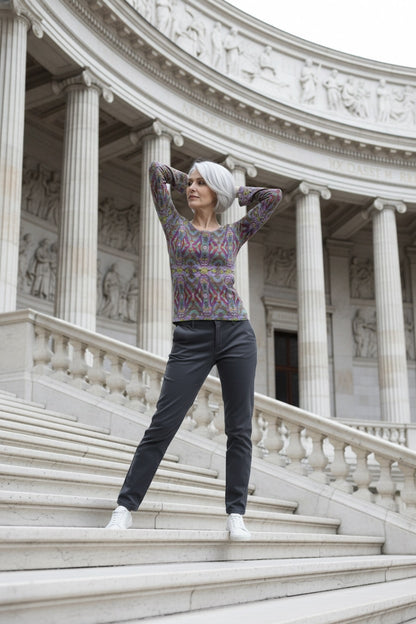 Shira Mythos Top - Casual Boho Long Sleeve Women's Top