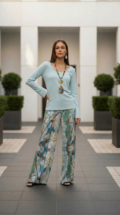 Acrobat Flow Pants Women's Casual Wide-Leg Pants