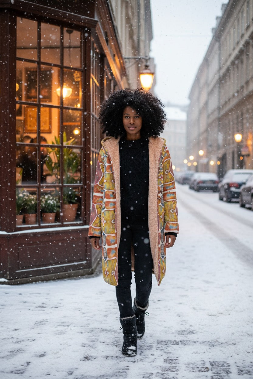 Amber Passage Unisex Fleece Coat