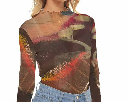 Autumn Women's Mesh Top