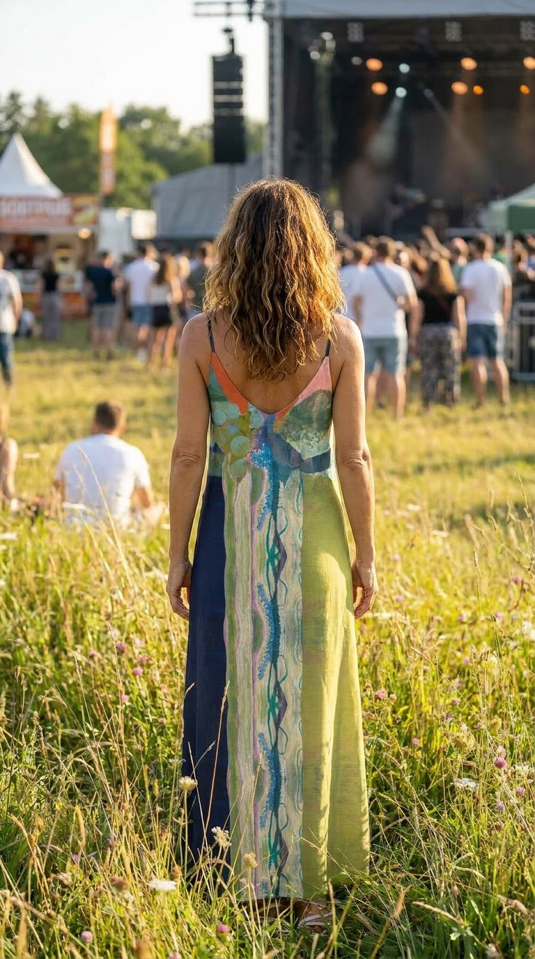 I See You Everywhere Cami Sundress, Summer Maxi Dress