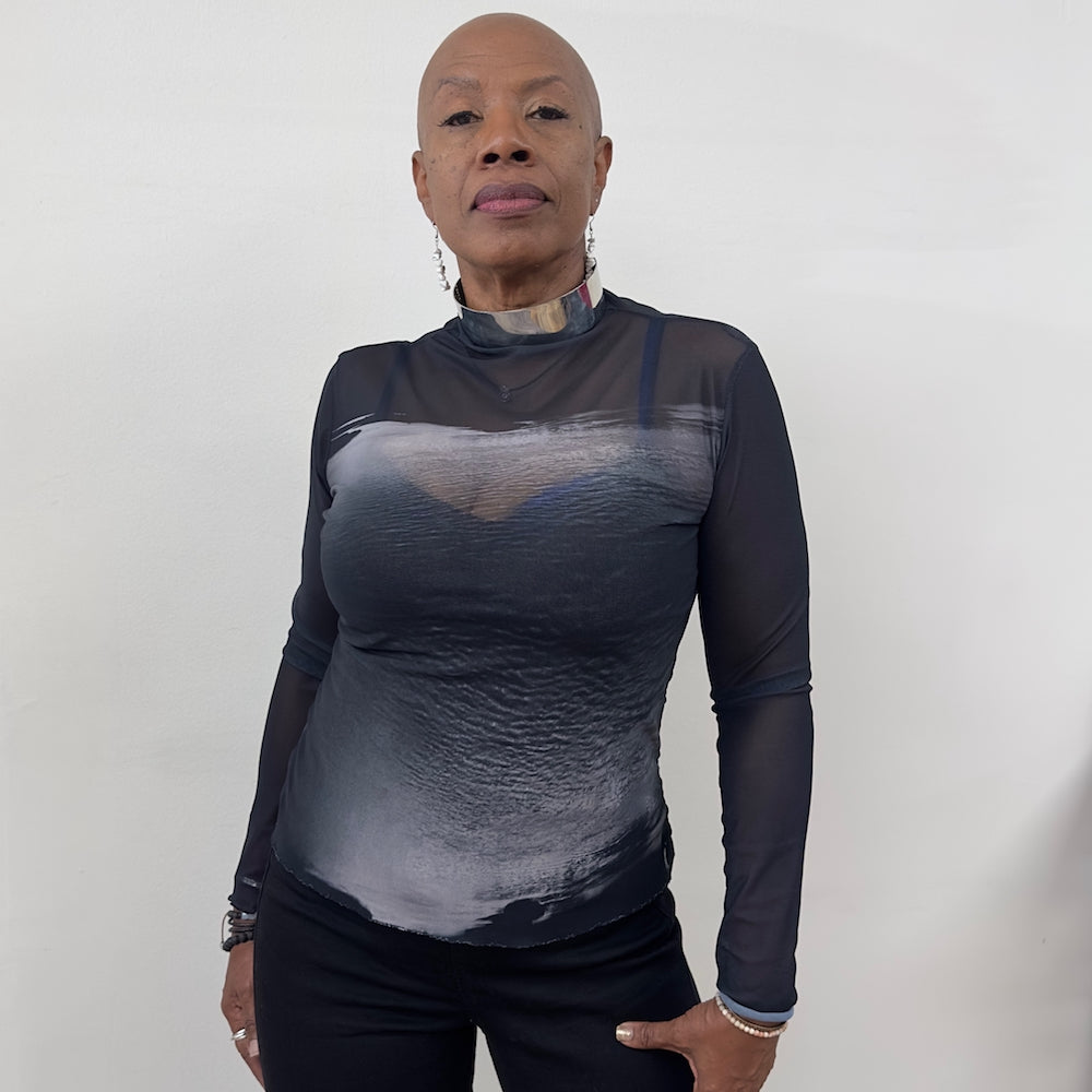 Ebony Lake Mesh Top