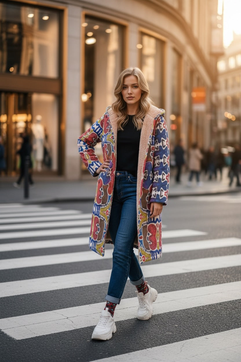 Rhythm and Roots Unisex Fleece Coat